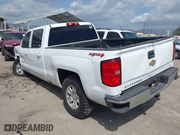 2016 Chevrolet Silverado 1500 LT with VIN 1GCUKREC1GF145767, listed as a IAAI auction lot 41869630 with 133,407 mi miles and . Bid and sale history available at DreamBid. Image 3.
