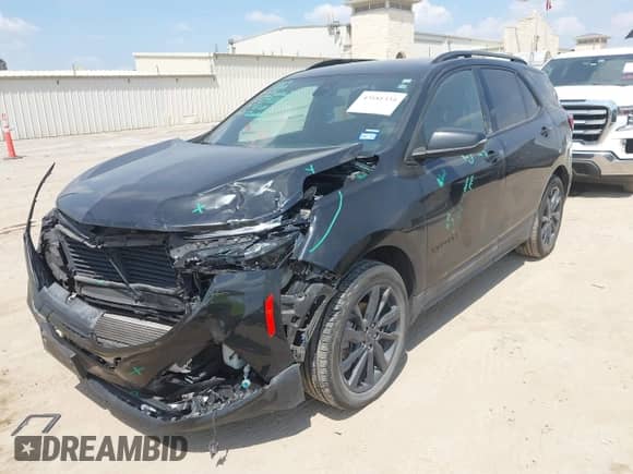 2024 Chevrolet Equinox RS с VIN 3GNAXMEG3RL104566, выставлен на аукционе IAAI как лот 43181334 с пробегом 50 897 миль миль и . История ставок и продаж доступна на DreamBid. Изображение 2.
