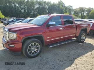 2018 GMC Sierra 1500 Denali with VIN 3GTU2PEC4JG153386, listed as a Copart auction lot 70547185 with 97,610 mi miles and Salvage title. Bid and sale history available at DreamBid. Image 1.
