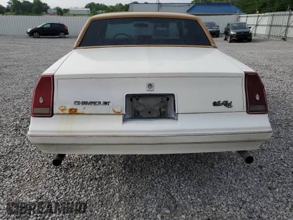 1986 Chevrolet Monte Carlo Sport SS с VIN 1G1GZ37H3GR216294, выставлен на аукционе Copart как лот 60417425 с пробегом 66 127 миль миль и Списание • Salvage title. История ставок и продаж доступна на DreamBid. Изображение 6.