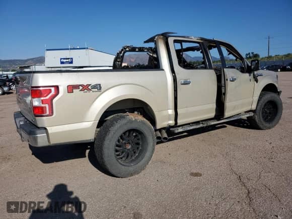 2018 Ford F-150 XL с VIN 1FTEW1EG7JKE06301, выставлен на аукционе Copart как лот 71099925 с пробегом Не указан миль и Списание • Salvage title. История ставок и продаж доступна на DreamBid. Изображение 3.