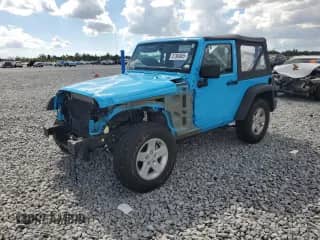 2017 Jeep Wrangler Sport with VIN 1C4AJWAG0HL582918, listed as a Copart auction lot 87384905 with 21,972 mi miles and Salvage title. Bid and sale history available at DreamBid. Image 1.