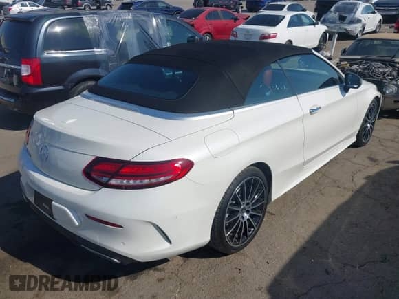2021 Mercedes-Benz C 300 with VIN W1KWK8DBXMG054858, listed as a IAAI auction lot 43121884 with 36,167 mi miles and . Bid and sale history available at DreamBid. Image 4.