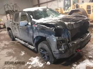 2024 Chevrolet Silverado 1500 Custom Trail Boss with VIN 3GCUDCEDXRG122943, listed as a IAAI auction lot 41504142 with 18,537 mi miles and . Bid and sale history available at DreamBid. Image 1.