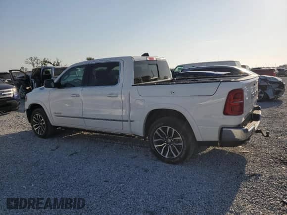 2025 Ram 1500 Limited z VIN 1C6SRFHP8SN550739, wystawiony jako Copart lot #54142065 z przebiegiem 16 106 mil mil oraz Szkoda całkowita • Salvage title. Historia ofert i sprzedaży dostępna na DreamBid. Obrazek 2.