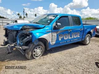 2019 Ford F-150 XL with VIN 1FTEW1C50KKC99983, listed as a Copart auction lot 84048775 with 104,904 mi miles and Salvage title. Bid and sale history available at DreamBid. Image 1.