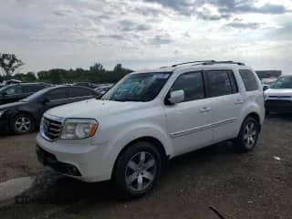2014 Honda Pilot Touring with VIN 5FNYF4H90EB019393, listed as a Copart auction lot 81321385 with 163,618 mi miles and Salvage title. Bid and sale history available at DreamBid. Image 1.