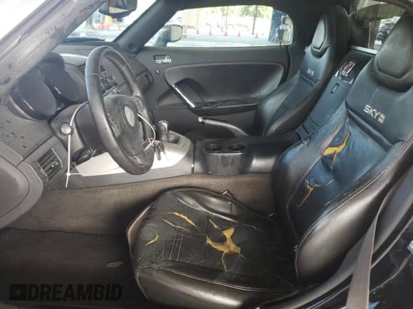 2009 Saturn Sky Red Line with VIN 1G8MG35XX9Y100409, listed as a Copart auction lot 44640615 with Not provided miles and Salvage title. Bid and sale history available at DreamBid. Image 7.