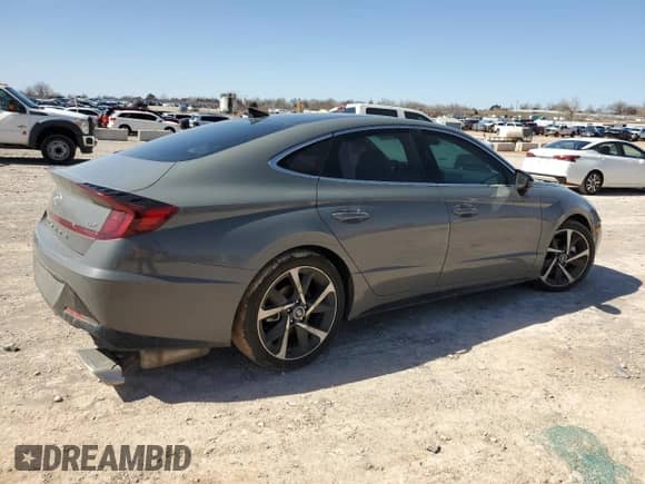 2022 Hyundai Sonata SEL Plus с VIN KMHL44J27NA225652, выставлен на аукционе Copart как лот 48671835 с пробегом 29 384 миль миль и Списание • Salvage title. История ставок и продаж доступна на DreamBid. Изображение 3.