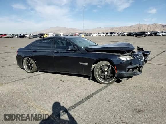 2015 BMW 7 Series 750i with VIN WBAYA8C57FG197624, listed as a Copart auction lot 75291444 with Not provided miles and Salvage title. Bid and sale history available at DreamBid. Image 11.