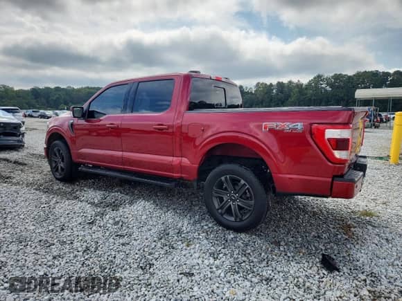 2021 Ford F-150 XL with VIN 1FTFW1E82MKF10132, listed as a Copart auction lot 80945795 with 49,486 mi miles and Salvage title. Bid and sale history available at DreamBid. Image 2.