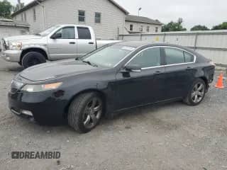 2012 Acura TL Auto z VIN 19UUA9F25CA011345, wystawiony jako Copart lot #62202185 z przebiegiem 97 998 mil mil oraz Szkoda całkowita • Salvage title. Historia ofert i sprzedaży dostępna na DreamBid. Obrazek 1.