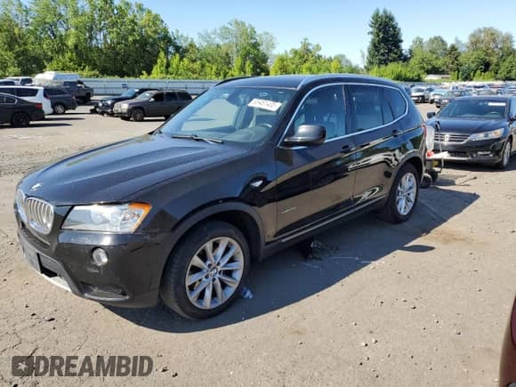 2013 BMW X3 xDrive28i z VIN 5UXWX9C55D0A20740, wystawiony jako Copart lot #65461435 z przebiegiem 169 344 mil mil oraz Szkoda całkowita • Salvage title. Historia ofert i sprzedaży dostępna na DreamBid. Obrazek 1.