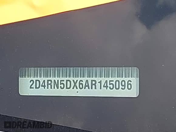 2010 Dodge Grand Caravan SXT with VIN 2D4RN5DX6AR145096, listed as a IAAI auction lot 42875391 with 138,764 mi miles and . Bid and sale history available at DreamBid. Image 9.