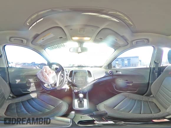 2014 Chevrolet Sonic RS with VIN 1G1JG6SB4E4158478, listed as a Copart auction lot 44084895 with 90,366 mi miles and Salvage title. Bid and sale history available at DreamBid. Image 14.