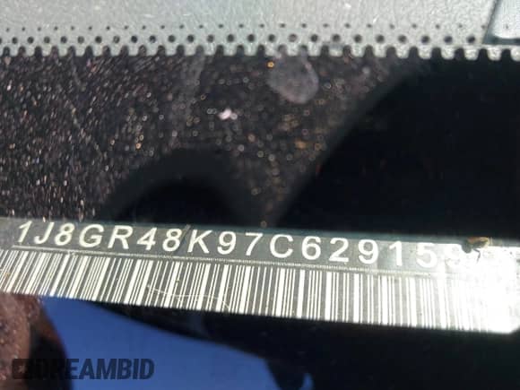 2007 Jeep Grand Cherokee Laredo с VIN 1J8GR48K97C629159, выставлен на аукционе IAAI как лот 43366927 с пробегом 184 791 миль миль и . История ставок и продаж доступна на DreamBid. Изображение 9.