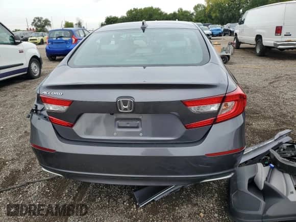 2020 Honda Accord EX-L with VIN 1HGCV1F52LA038305, listed as a Copart auction lot 81705385 with 88,454 mi miles and Salvage title. Bid and sale history available at DreamBid. Image 6.