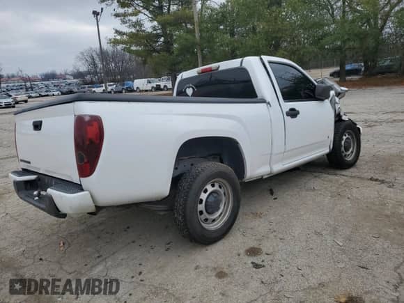 2009 Chevrolet Colorado Work Truck with VIN 1GCCS14EX98145760, listed as a Copart auction lot 82901273 with Not provided miles and Salvage title. Bid and sale history available at DreamBid. Image 3.