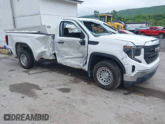 2023 GMC Sierra 1500 Pro with VIN 3GTNHAEK4PG295365, listed as a IAAI auction lot 42231813 with 78,017 mi miles and . Bid and sale history available at DreamBid. Image 1.