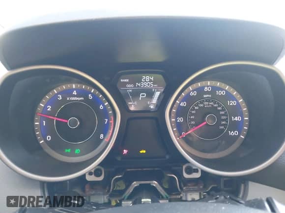 2013 Hyundai Elantra GLS z VIN KMHDH4AE8DU750834, wystawiony jako IAAI lot #43459340 z przebiegiem 143 905 mil mil oraz . Historia ofert i sprzedaży dostępna na DreamBid. Obrazek 7.