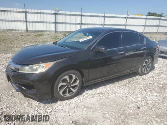 2017 Honda Accord EX-L with VIN 1HGCR3F80HA040927, listed as a Copart auction lot 66010005 with 59,259 mi miles and Salvage title. Bid and sale history available at DreamBid. Image 1.