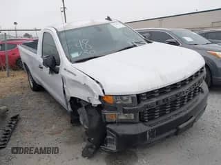 2021 Chevrolet Silverado 1500 Work Truck with VIN 3GCNWAEK1MG476795, listed as a IAAI auction lot 42236200 with 3,458 mi miles and . Bid and sale history available at DreamBid. Image 1.