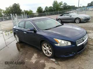 2014 Nissan Maxima S with VIN 1N4AA5AP7EC469138, listed as a IAAI auction lot 43024312 with 103,901 mi miles and . Bid and sale history available at DreamBid. Image 1.
