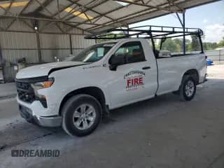 2022 Chevrolet Silverado 1500 Work Truck с VIN 3GCNAAED7NG607827, выставлен на аукционе Copart как лот 64084935 с пробегом 57 086 миль миль и Списание • Salvage title. История ставок и продаж доступна на DreamBid. Изображение 1.