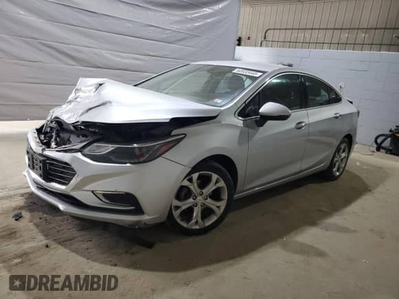 2018 Chevrolet Cruze Premier с VIN 1G1BF5SMXJ7169500, выставлен на аукционе Copart как лот 60833445 с пробегом 139 469 миль миль и Списание • Salvage title. История ставок и продаж доступна на DreamBid. Изображение 1.