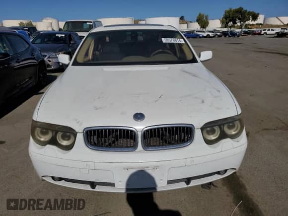 2005 BMW 7 Series 745i z VIN WBAGL63545DP76015, wystawiony jako Copart lot #58576814 z przebiegiem Nie podano mil oraz Szkoda całkowita • Salvage title. Historia ofert i sprzedaży dostępna na DreamBid. Obrazek 5.
