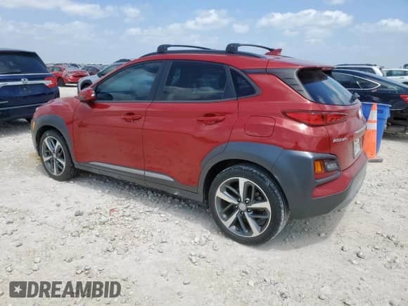2021 Hyundai Kona Limited с VIN KM8K33A56MU666351, выставлен на аукционе Copart как лот 65194965 с пробегом 43 418 миль миль и Чистый • Clean title. История ставок и продаж доступна на DreamBid. Изображение 2.