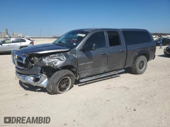 2004 Dodge 2500 SLT with VIN 3D7KA28C24G189077, listed as a Copart auction lot 46672325 with 329,256 mi miles and Salvage title. Bid and sale history available at DreamBid. Image 1.