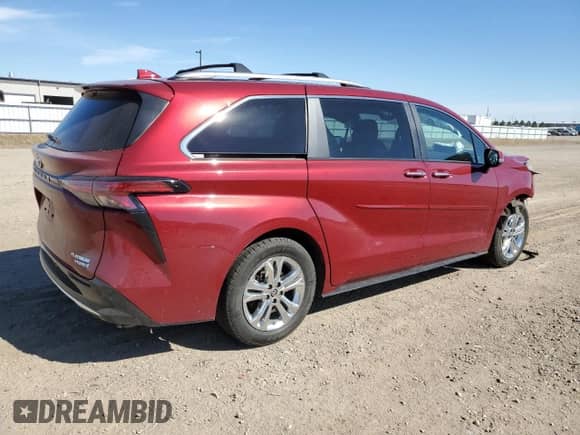 2023 Toyota Sienna Platinum с VIN 5TDESKFC9PS100229, выставлен на аукционе Copart как лот 51113935 с пробегом 52 539 миль миль и Списание • Salvage title. История ставок и продаж доступна на DreamBid. Изображение 3.