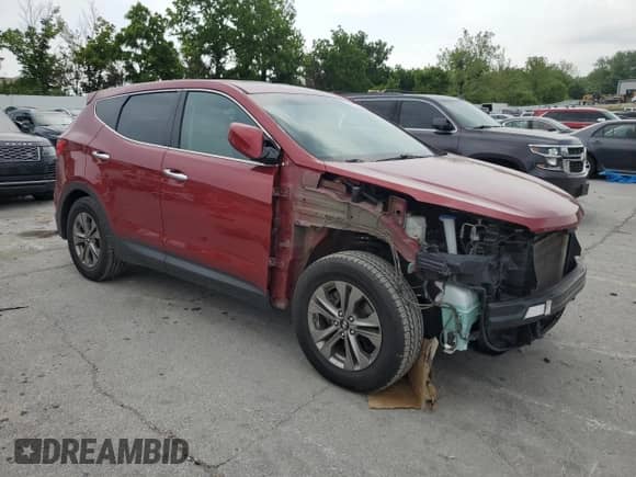 2015 Hyundai Santa Fe с VIN 5XYZTDLB3FG278980, выставлен на аукционе Copart как лот 58305595 с пробегом 120 203 миль миль и Списание • Salvage title. История ставок и продаж доступна на DreamBid. Изображение 4.