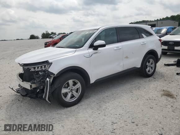 2023 Kia Sorento LX with VIN 5XYRGDLC8PG174497, listed as a Copart auction lot 59879965 with 63,481 mi miles and Salvage title. Bid and sale history available at DreamBid. Image 1.