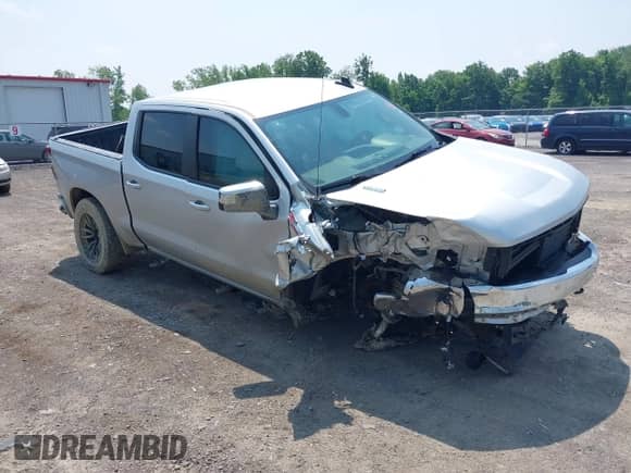 2021 Chevrolet Silverado 1500 LT z VIN 1GCUYDET0MZ133556, wystawiony jako IAAI lot #42484992 z przebiegiem 102 015 mil mil oraz . Historia ofert i sprzedaży dostępna na DreamBid. Obrazek 1.