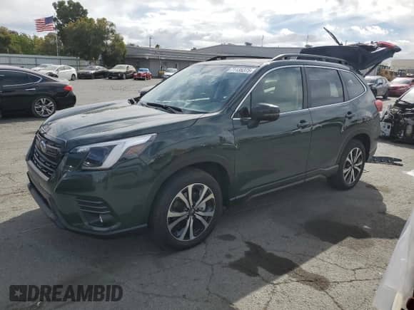 2024 Subaru Forester Limited z VIN JF2SKALC4RH421959, wystawiony jako Copart lot #71135375 z przebiegiem 16 534 mil mil oraz Szkoda całkowita • Salvage title. Historia ofert i sprzedaży dostępna na DreamBid. Obrazek 1.