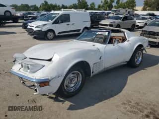 1971 Chevrolet Corvette с VIN 194371S105822, выставлен на аукционе Copart как лот 67766065 с пробегом 88 227 миль миль и Списание • Salvage title. История ставок и продаж доступна на DreamBid. Изображение 1.
