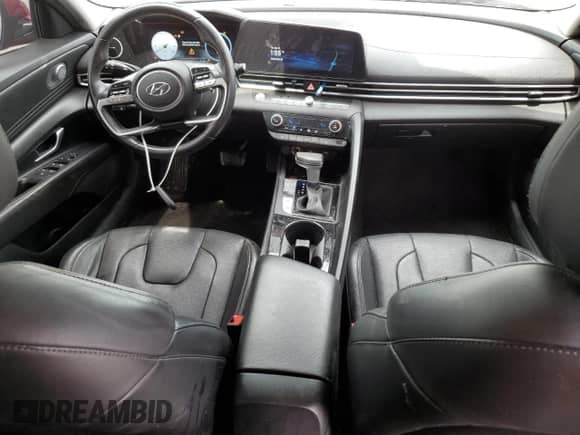 2023 Hyundai Elantra Limited with VIN KMHLP4AG3PU430292, listed as a Copart auction lot 81459515 with 58,507 mi miles and Non repairable. Bid and sale history available at DreamBid. Image 8.