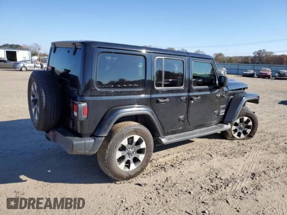 2022 Jeep Wrangler Unlimited Sahara Altitude with VIN 1C4HJXEM6NW254949, listed as a Copart auction lot 82778804 with 29,273 mi miles and Salvage title. Bid and sale history available at DreamBid. Image 3.