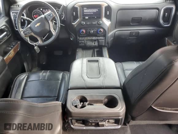 2019 Chevrolet Silverado 1500 High Country with VIN 1GCUYHEL0KZ117569, listed as a Copart auction lot 83838845 with 147,284 mi miles and Salvage title. Bid and sale history available at DreamBid. Image 8.