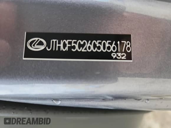 2012 Lexus IS 250 z VIN JTHCF5C26C5056178, wystawiony jako Copart lot #86154595 z przebiegiem 64 262 mil mil oraz Szkoda całkowita • Salvage title. Historia ofert i sprzedaży dostępna na DreamBid. Obrazek 12.