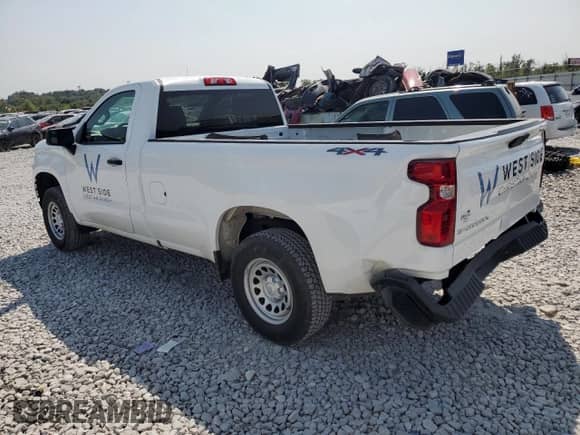 2019 Chevrolet Silverado 1500 Work Truck z VIN 3GCNYAEF1KG269219, wystawiony jako Copart lot #70182934 z przebiegiem 10 882 mil mil oraz Szkoda całkowita • Salvage title. Historia ofert i sprzedaży dostępna na DreamBid. Obrazek 2.