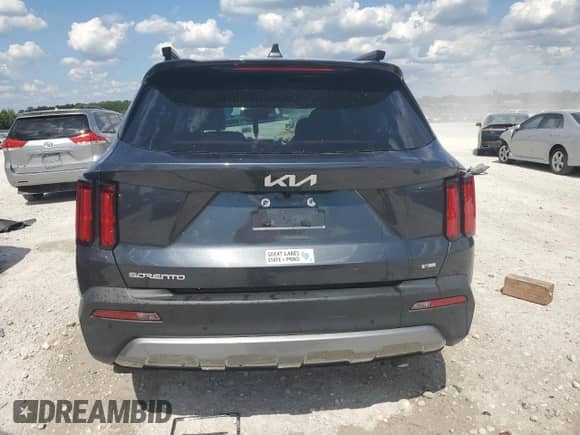 2023 Kia Sorento X-Line SX Prestige with VIN 5XYRKDLFXPG218847, listed as a Copart auction lot 70990395 with 32,534 mi miles and Salvage title. Bid and sale history available at DreamBid. Image 6.