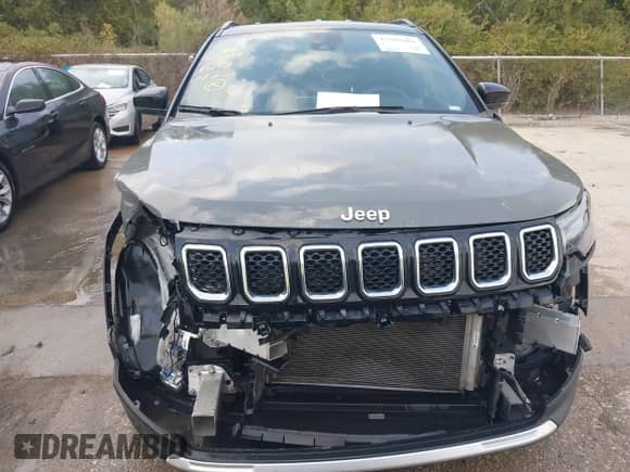 2023 Jeep Compass Limited with VIN 3C4NJDCN2PT565574, listed as a IAAI auction lot 43503801 with 54,953 mi miles and . Bid and sale history available at DreamBid. Image 12.