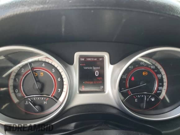 2013 Dodge Journey Crew z VIN 3C4PDCDG6DT626611, wystawiony jako Copart lot #66457545 z przebiegiem 169 010 mil mil oraz Szkoda całkowita • Salvage title. Historia ofert i sprzedaży dostępna na DreamBid. Obrazek 9.