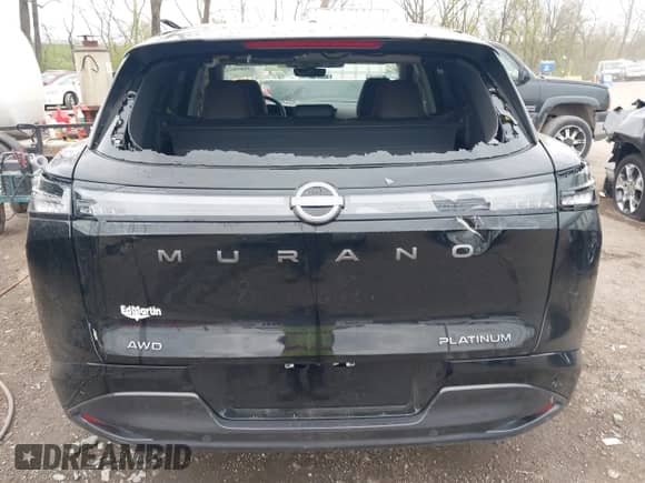 2025 Nissan Murano Platinum with VIN 5N1AZ3DT0SC104033, listed as a IAAI auction lot 42030534 with 1,836 mi miles and . Bid and sale history available at DreamBid. Image 6.