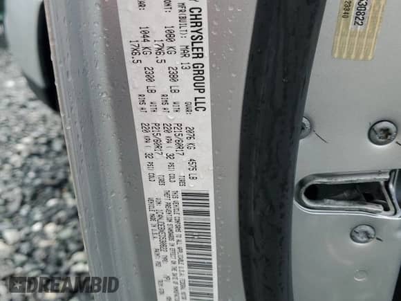 2014 Jeep Compass Latitude с VIN 1C4NJDEBXED530822, выставлен на аукционе Copart как лот 82692775 с пробегом Не указан миль и Чистый • Clean title. История ставок и продаж доступна на DreamBid. Изображение 13.