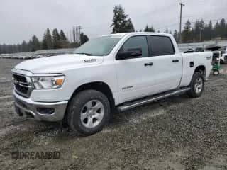 2023 Ram 1500 Big Horn with VIN 1C6SRFMT1PN547515, listed as a Copart auction lot 49818415 with 26,468 mi miles and Salvage title. Bid and sale history available at DreamBid. Image 1.