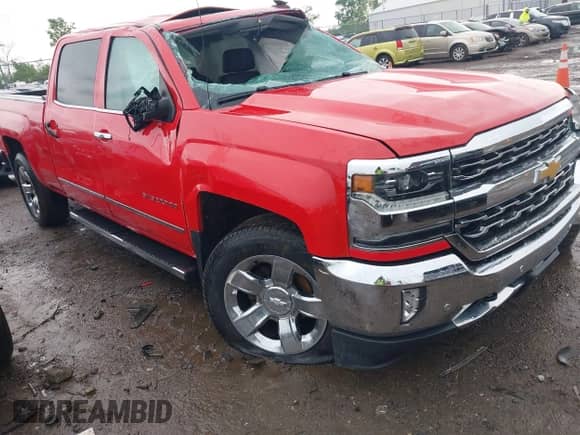 2017 Chevrolet Silverado 1500 LTZ with VIN 3GCUKSEC6HG253910, listed as a IAAI auction lot 42173244 with 107,438 mi miles and . Bid and sale history available at DreamBid. Image 1.